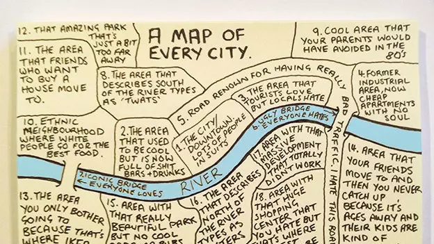 They draw the definitive map: the valid map for all the cities of the world