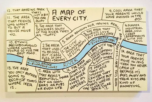 Map of Every City