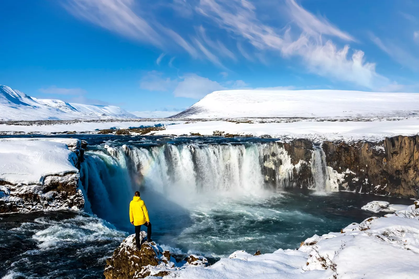 Godafoss salah satu air terjun yang paling indah dan paling banyak dikunjungi di Iceland