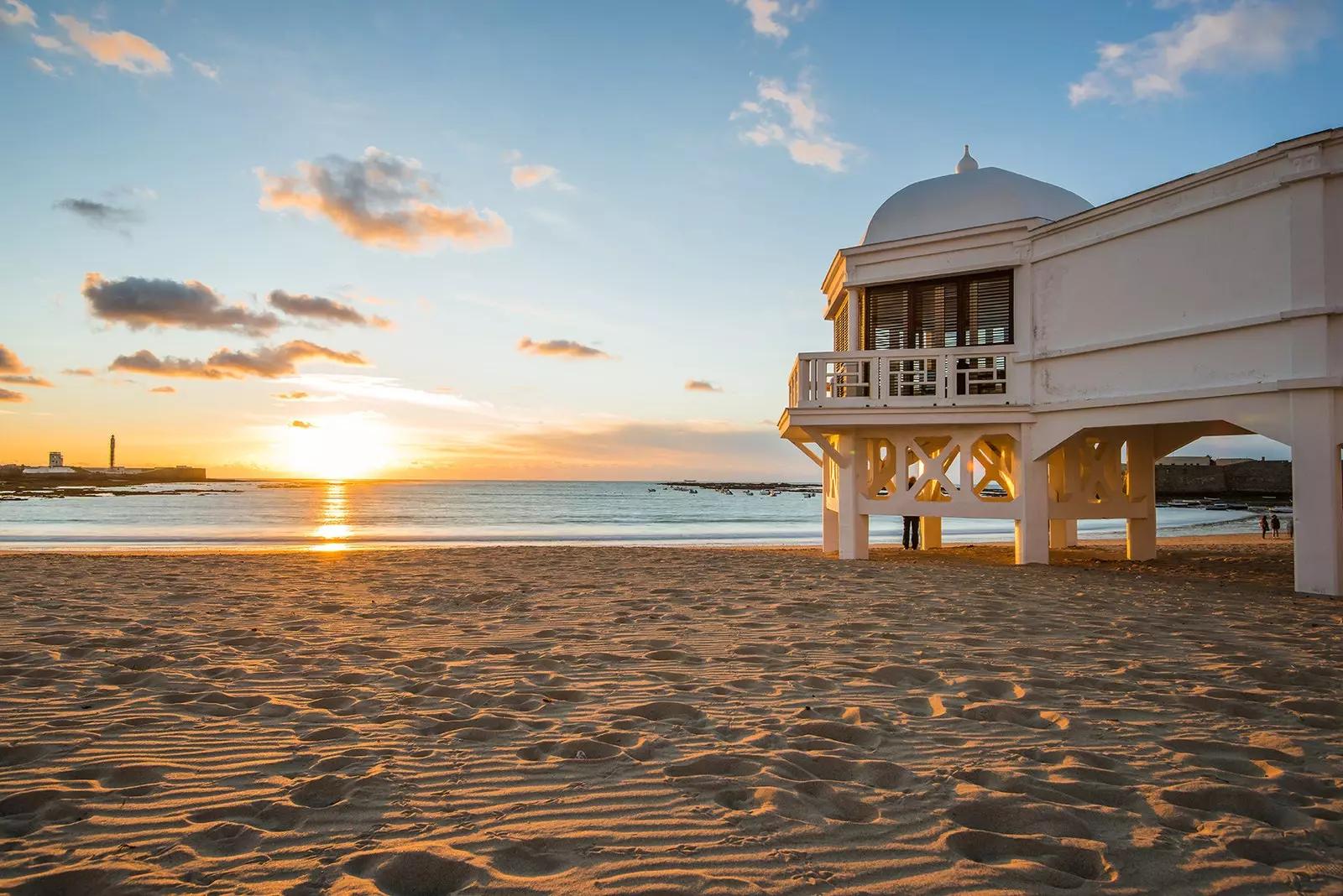 Sonnenuntergang in Cádiz