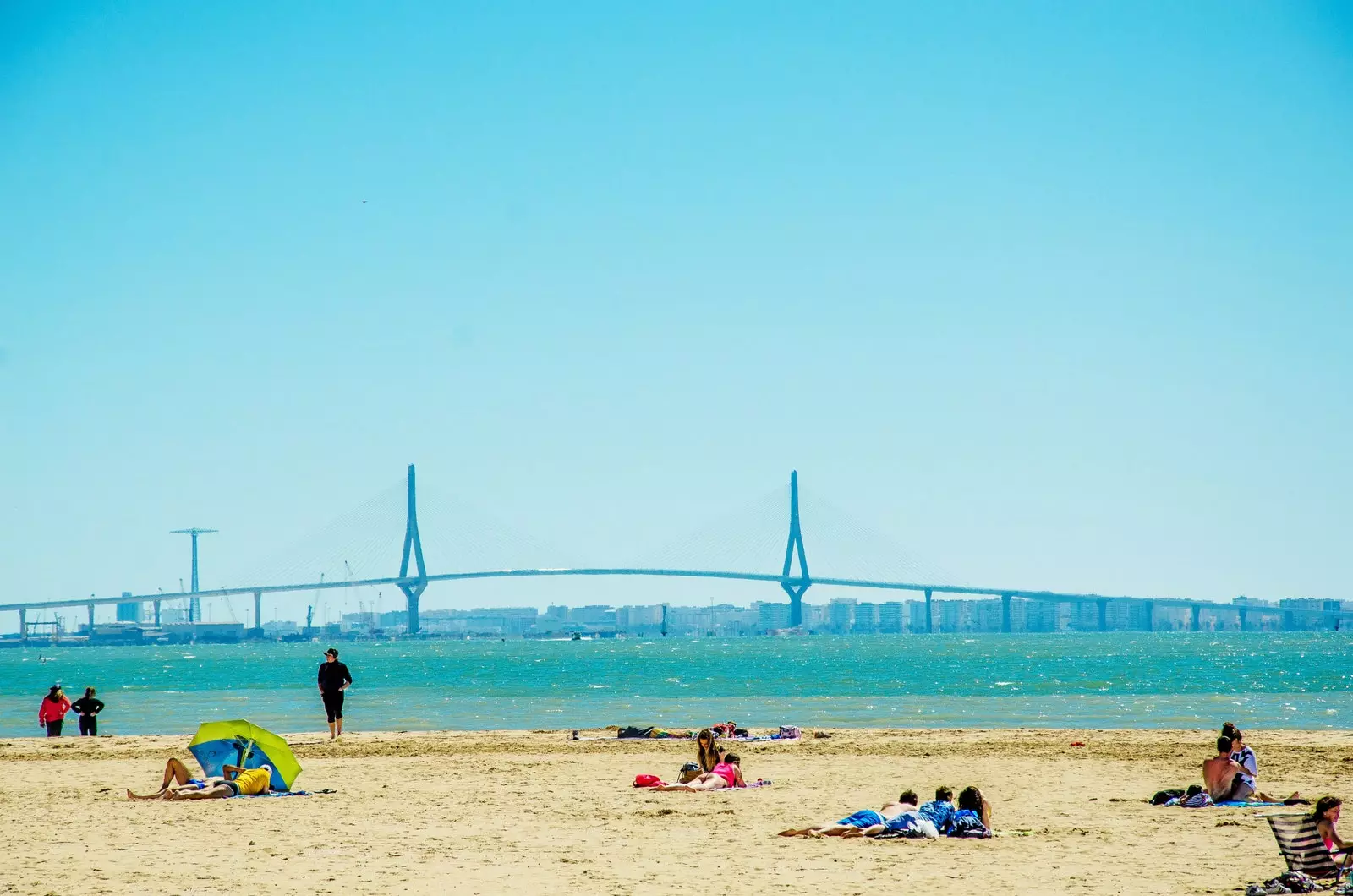 Valdelagrana-stranden i El Puerto de Santa María.