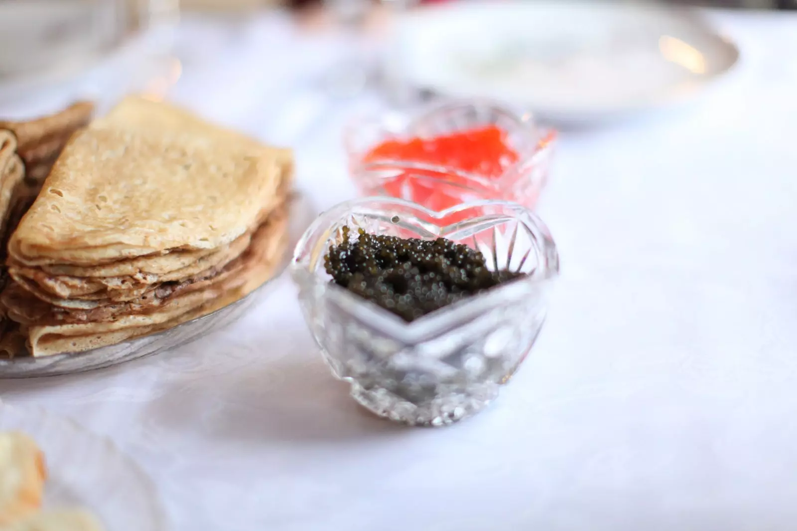 Kaviar dengan blinis