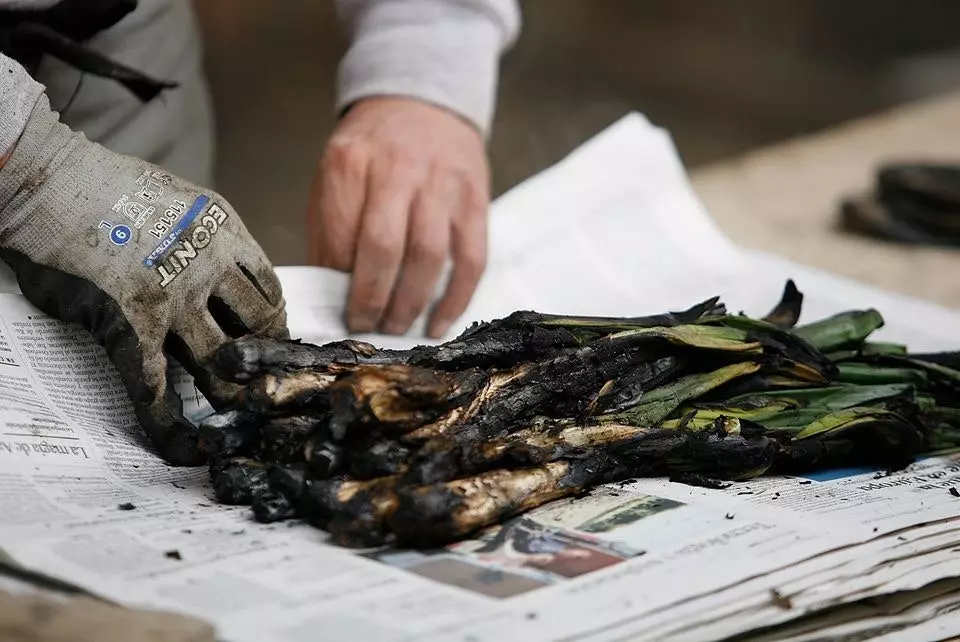 Cal Ganxo restoranidagi Kalçotada