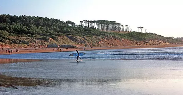 Plage de Somo à Ribamontán