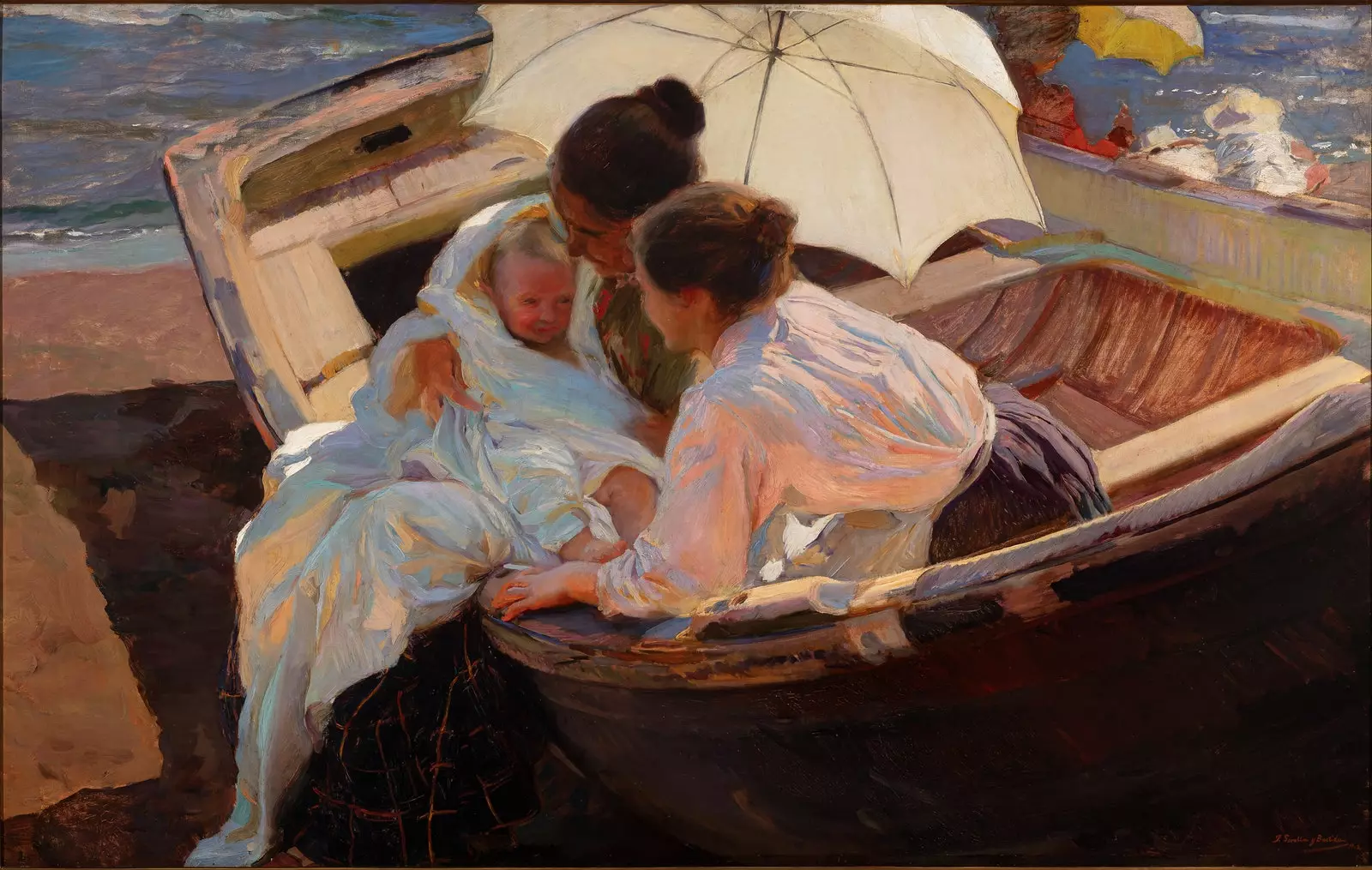 Joaquin Sorolla. Nakon kupanja.