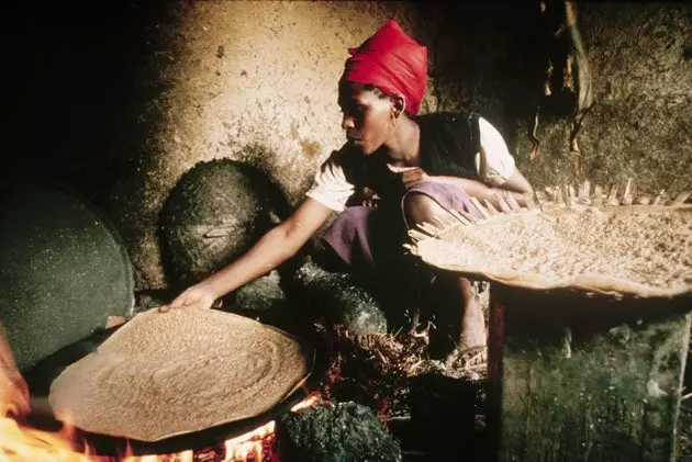 cozinhar injera