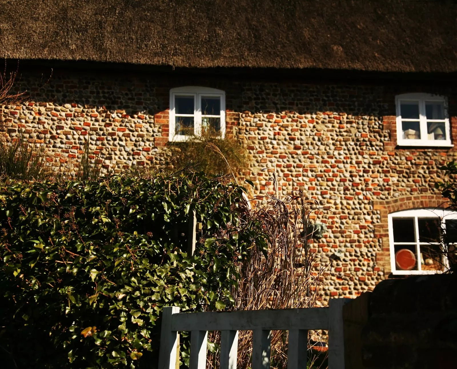 The cobblestone with which the houses in Norfolk County are dressed.