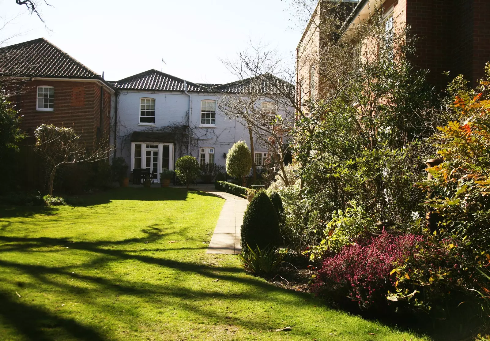 Garden of the Beechwood Hotel former cottage of the McLeods.