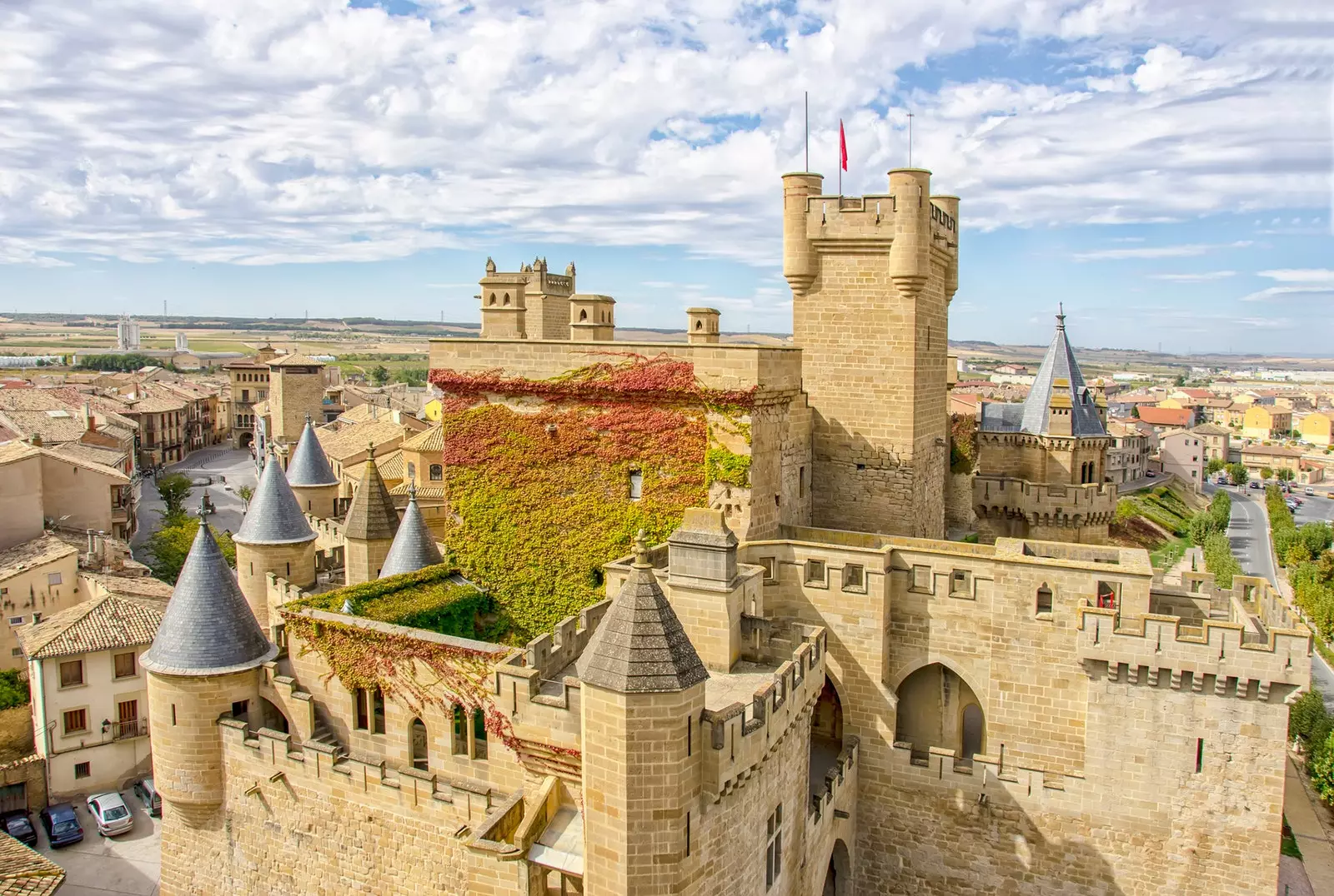 Castelul Olite din Navarra