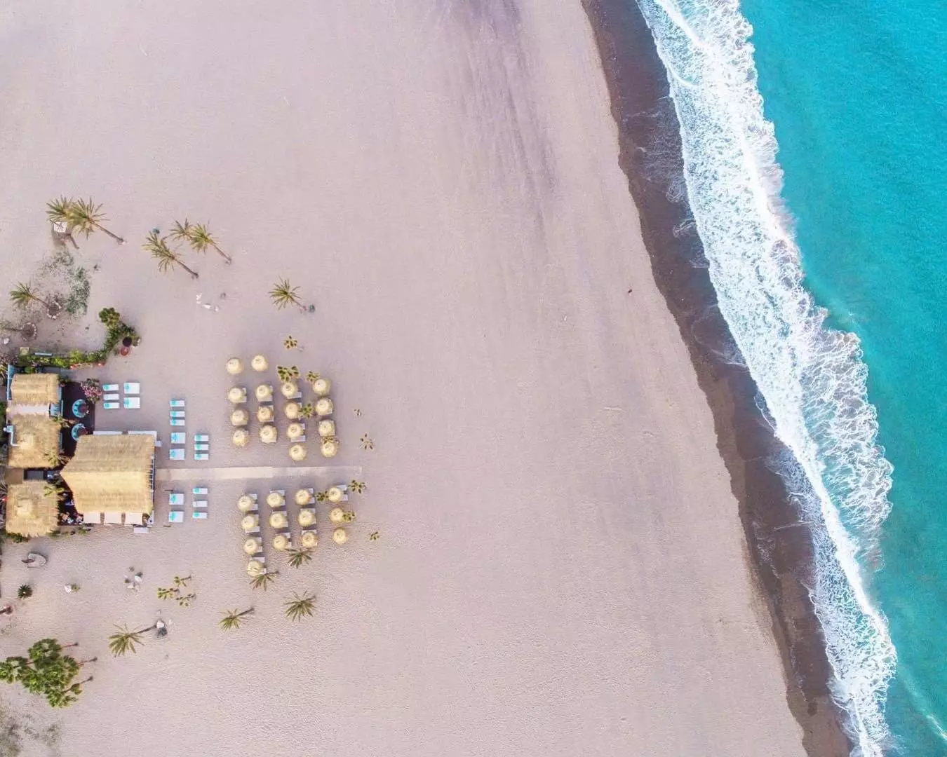 Letecký pohľad na Playa Padre