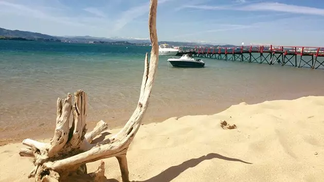 I El Puntal kunne du ikke gå glip af dens strandbar