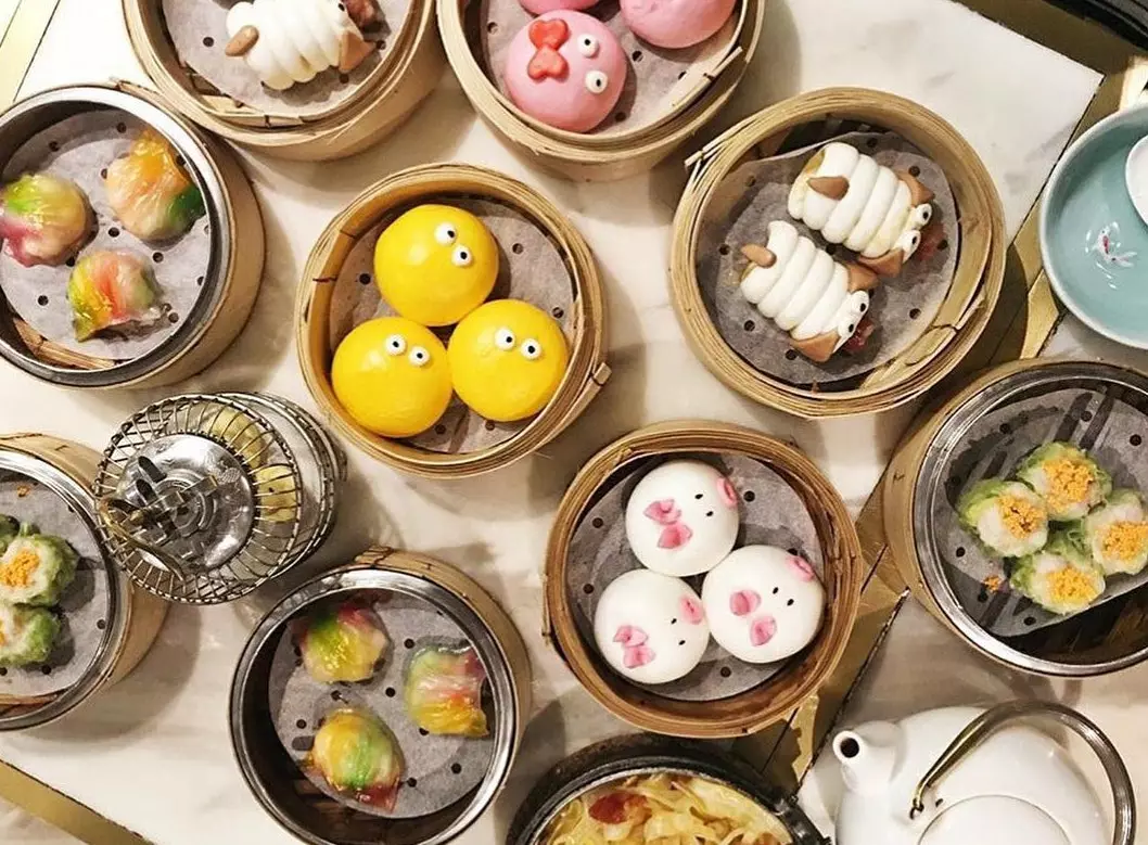 Yum Cha-ում դուք կգտնեք դիմ սում գազար վարդի խոզուկ կրիայի տեսքով...