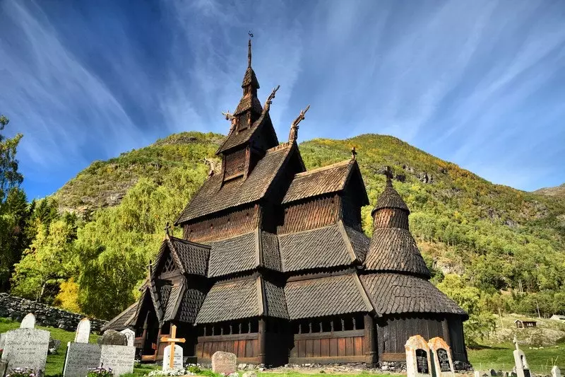 Stavekirker ou igreja medieval.