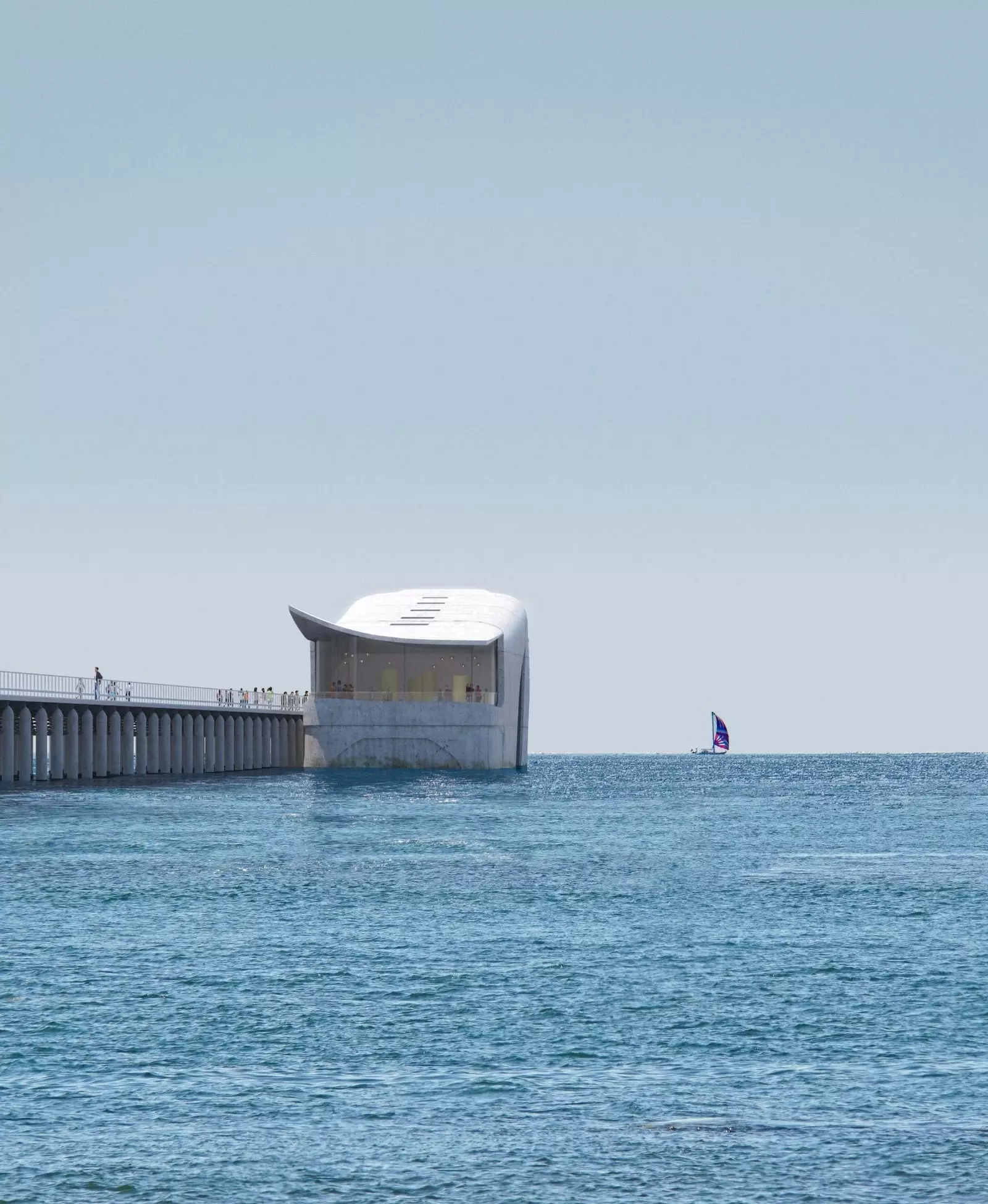 Bodite na koncu mestnega pomola Busselton