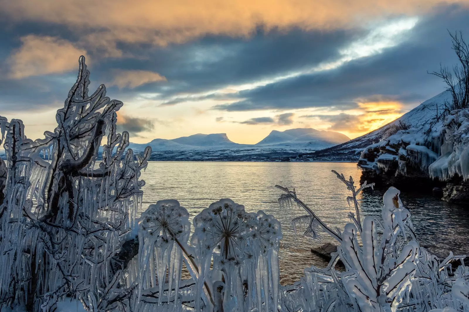 Norrsken i Swedish Lapland