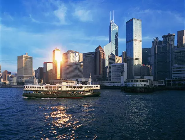 Star Ferry zeilen in Hong Kong