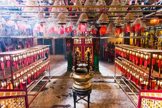 Man Mo Temple in Hong Kong