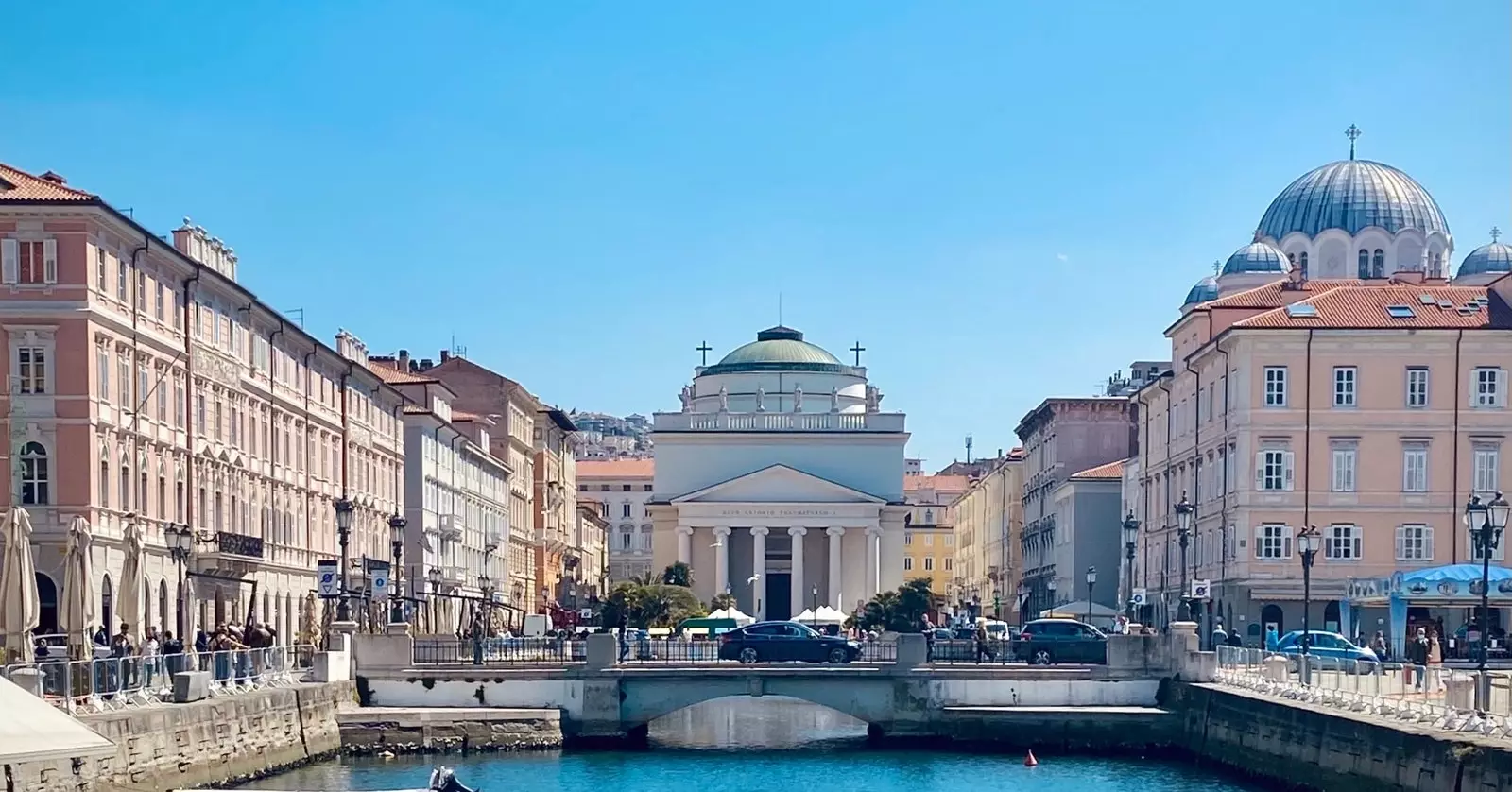 O Grande Canal de Trieste.