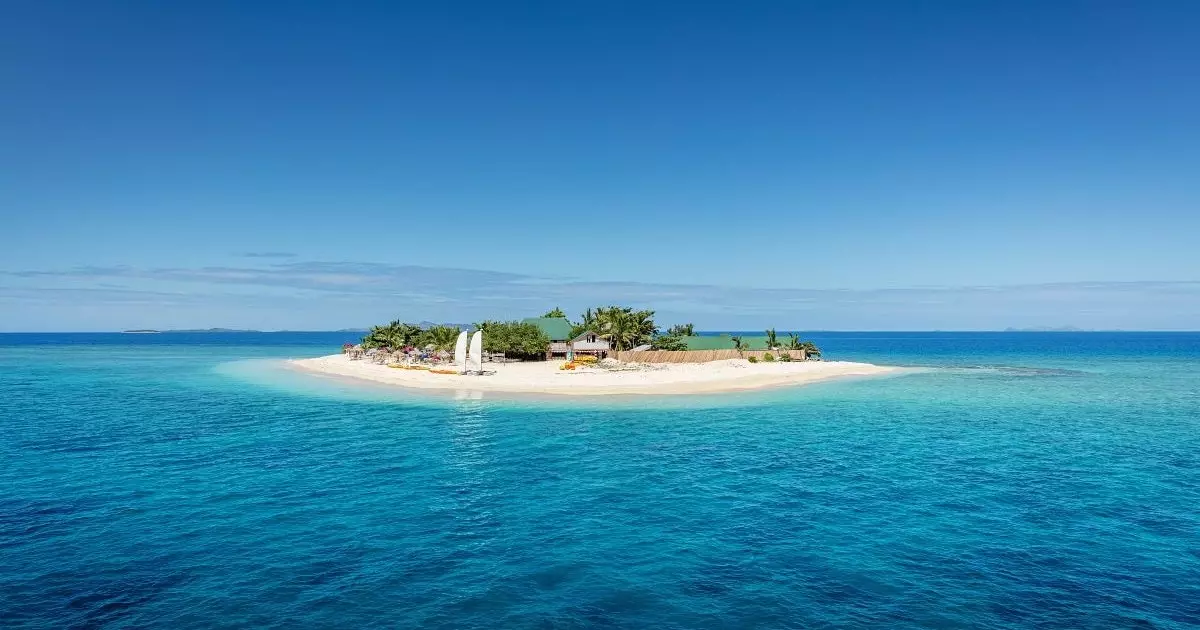 One of the 333 islands that make up the Fiji archipelago.