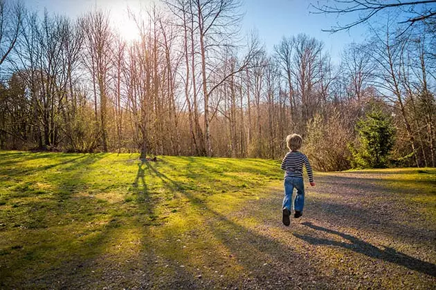 La campagne donne aux enfants une grande