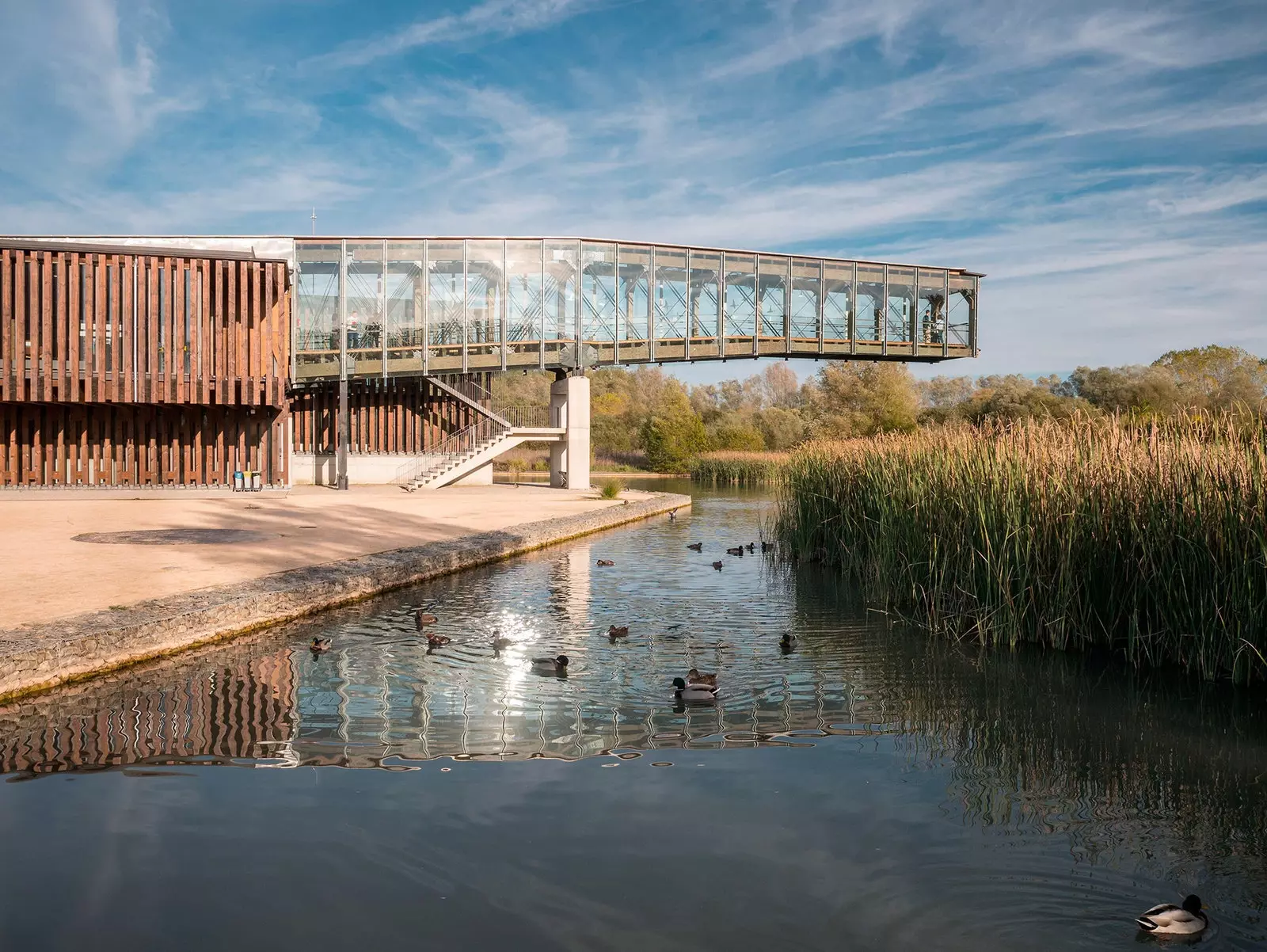 Ataria Salburua Interpretation Center Vitoria Gasteiz Baskija