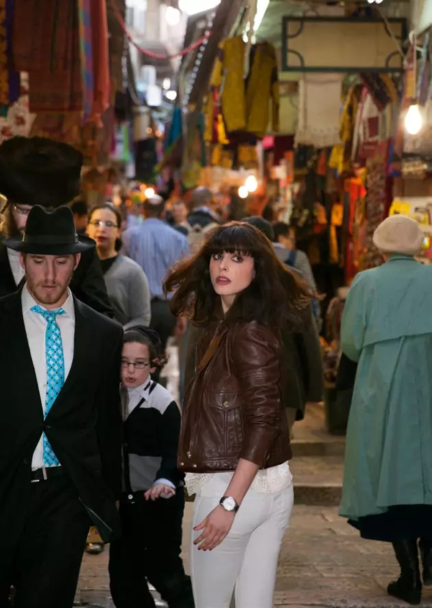 Barbara Lennie among the alleys of Jerusalem