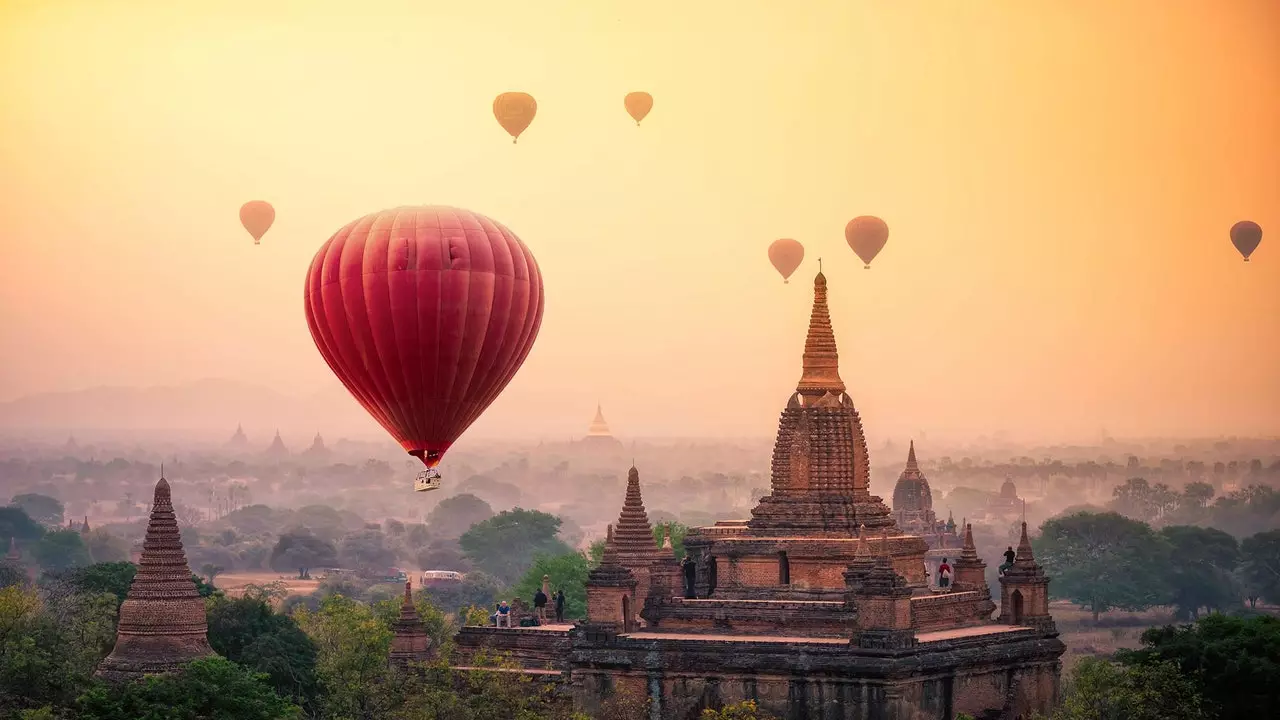 Bagan: det andra Angkor Wat i Asien i Myanmar