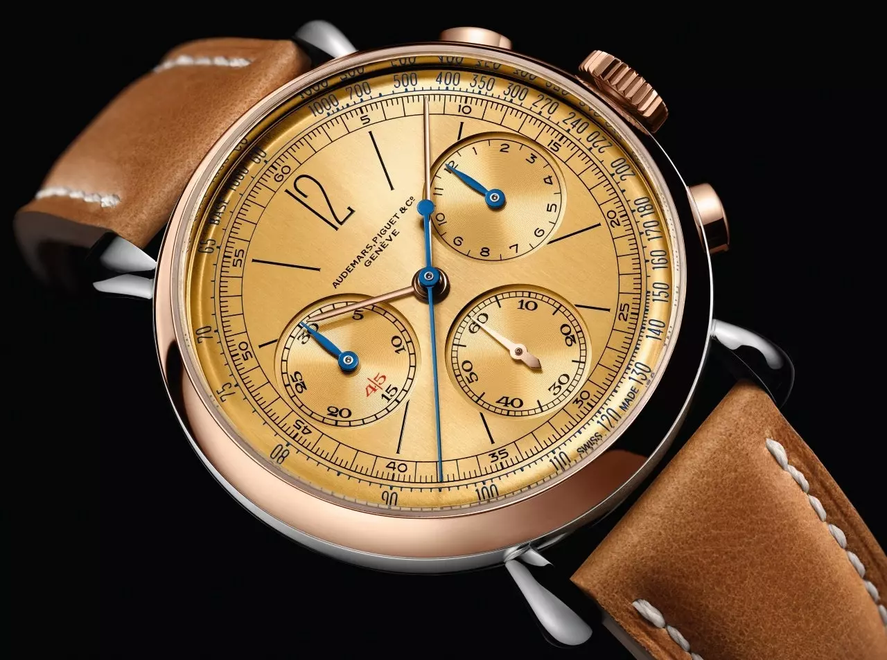 1943 m. Audemars Piguet chronografo pakartotinis leidimas.