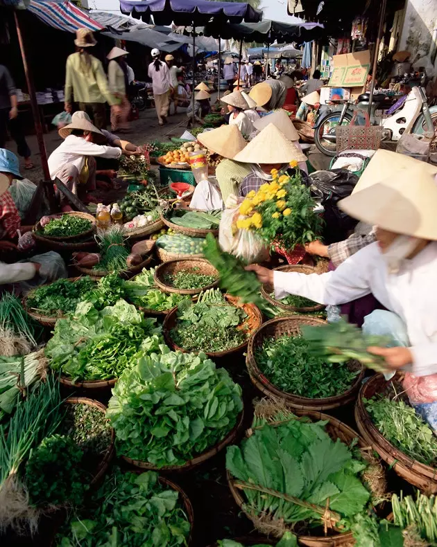 Hoi An mərkəzi bazarı