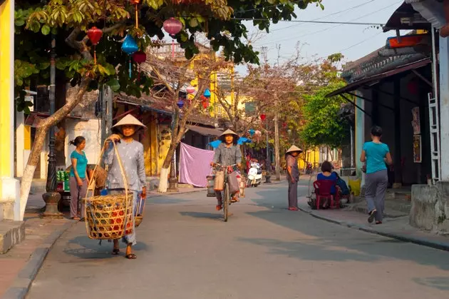 Hoi An'ın günlük manzarası