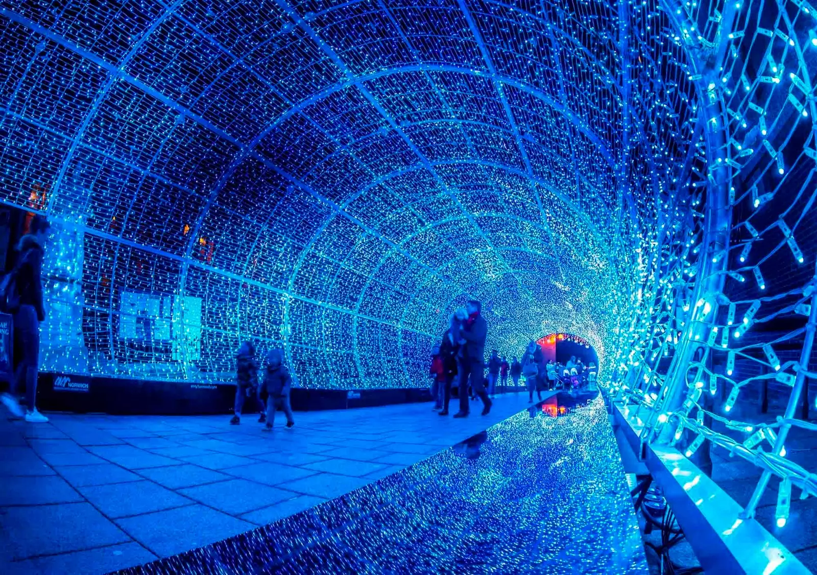 light tunnel in norwich