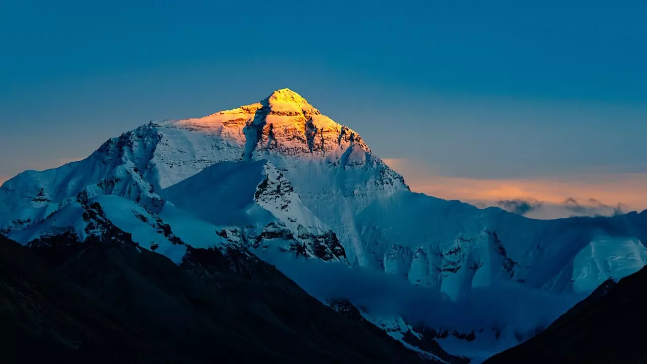 Everest is almost a meter higher than the previous year