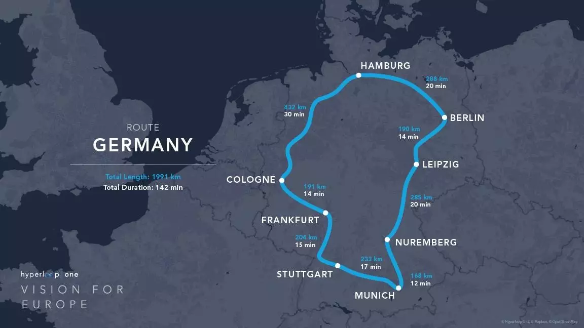 Маршрут в Германии будет кольцевым