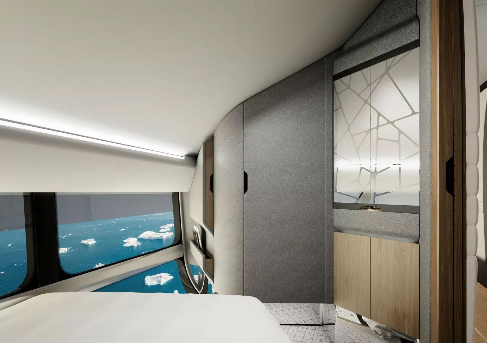 One of the rooms in Airlander 10