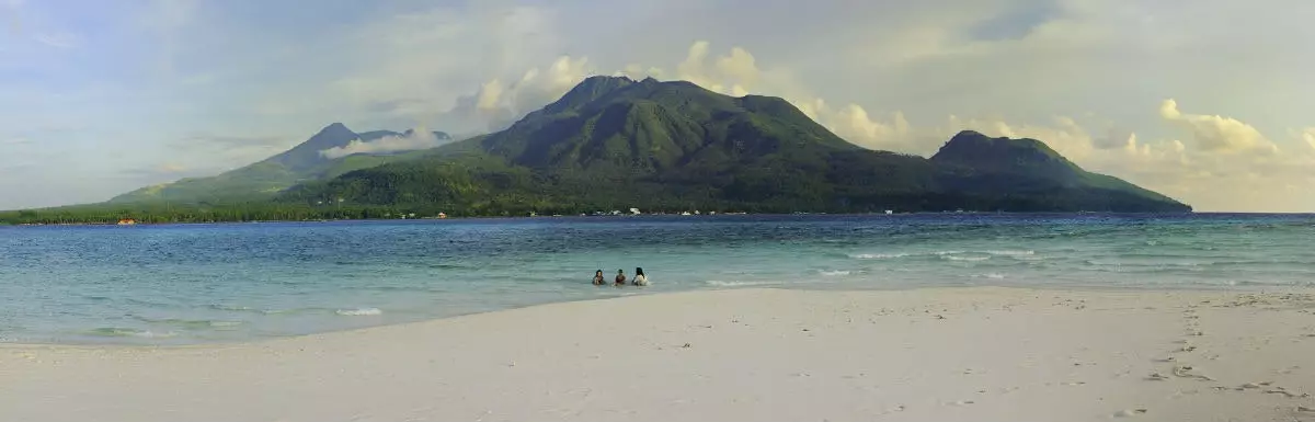 View of the island from White Island