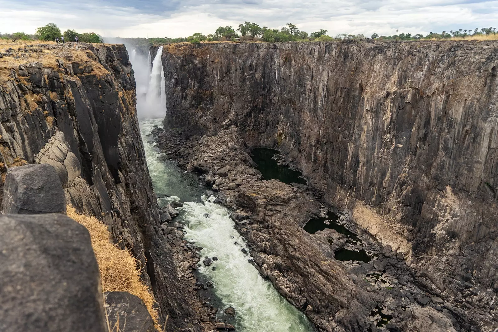 Awer hunn d'Victoria Falls gedréchent oder net?