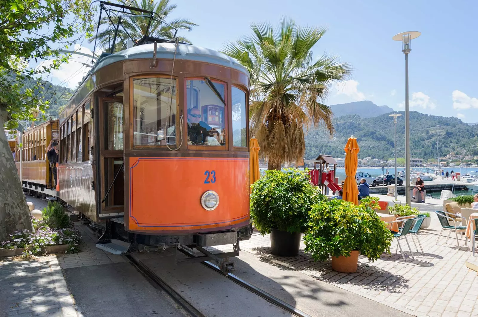 Första elektriska spårvagnen på Mallorca