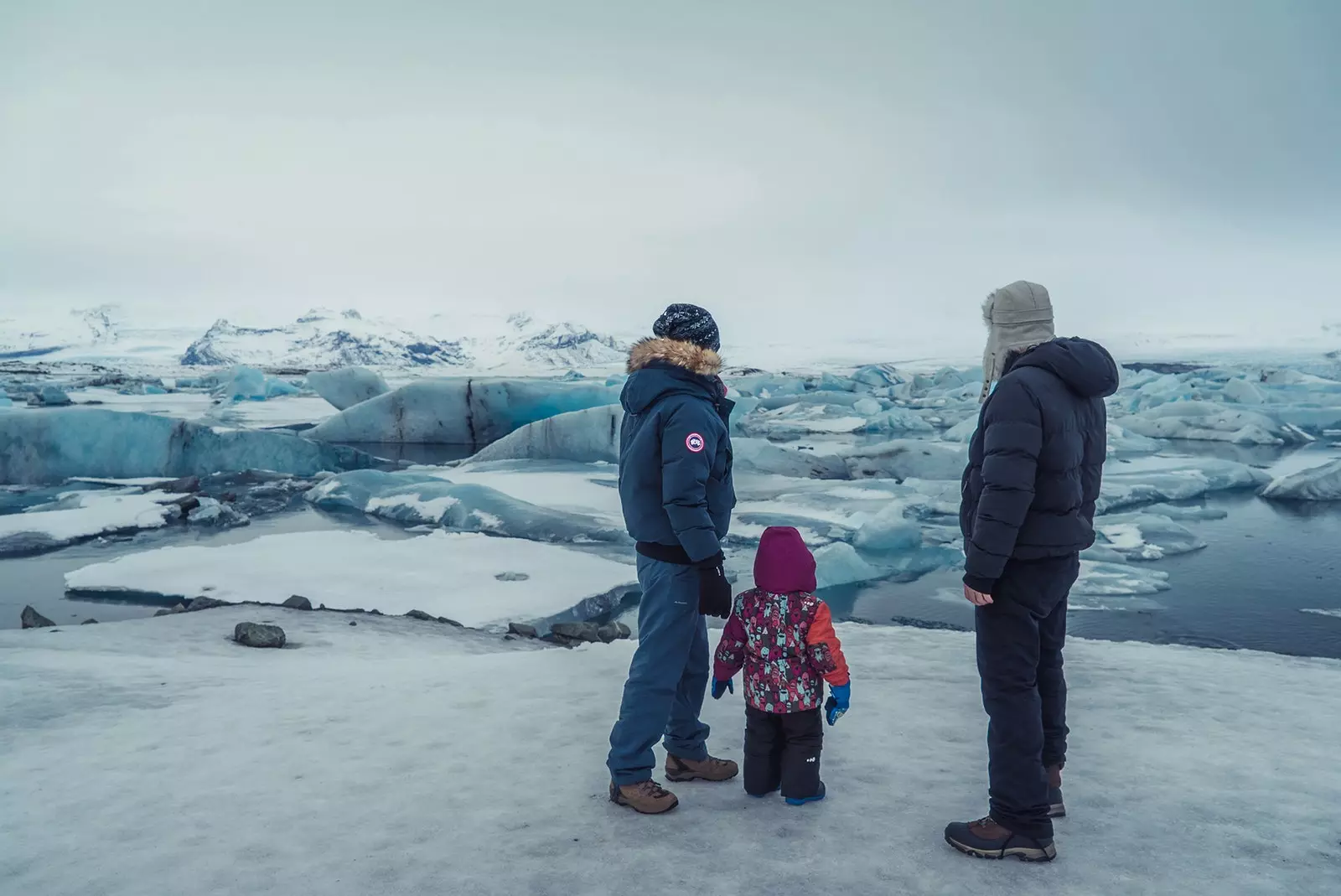 Η οικογένεια «Something to Remember» στο Diamond Beach Iceland