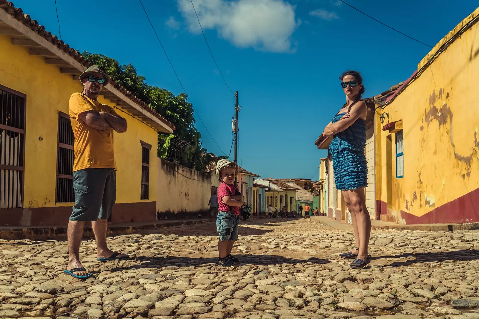 Familien til 'Noget at huske' i Viñales Cuba.