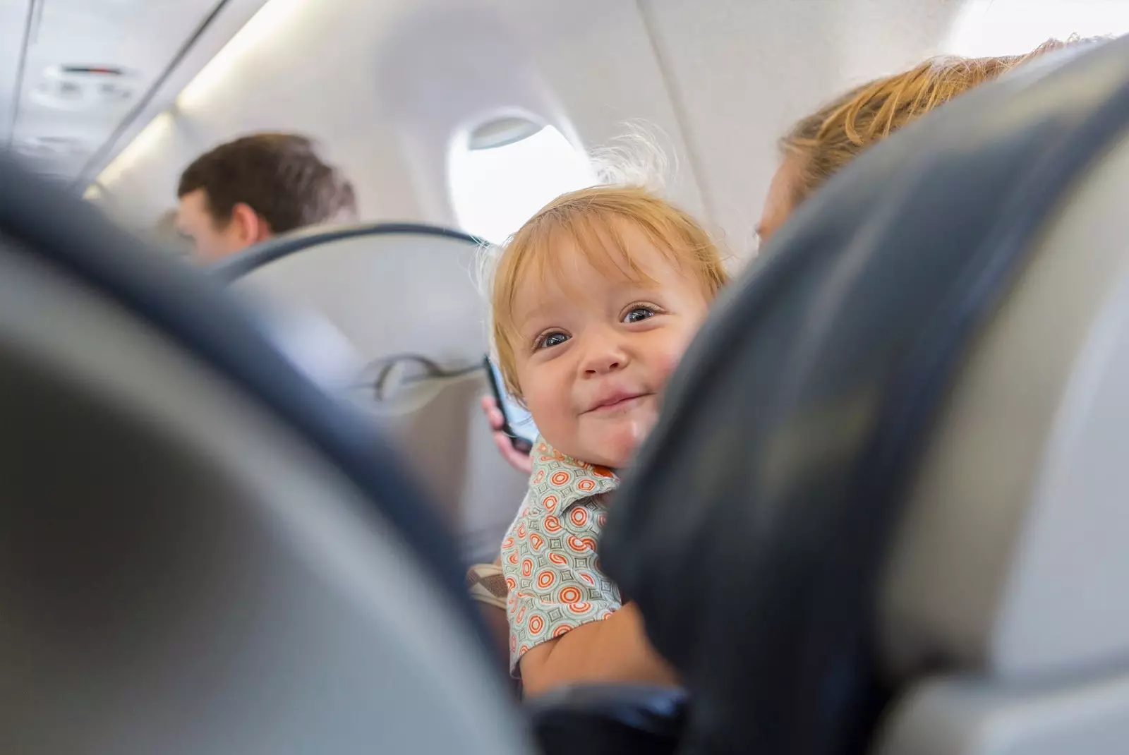 baby on plane