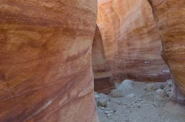 El wadi 'rosa' de Timna