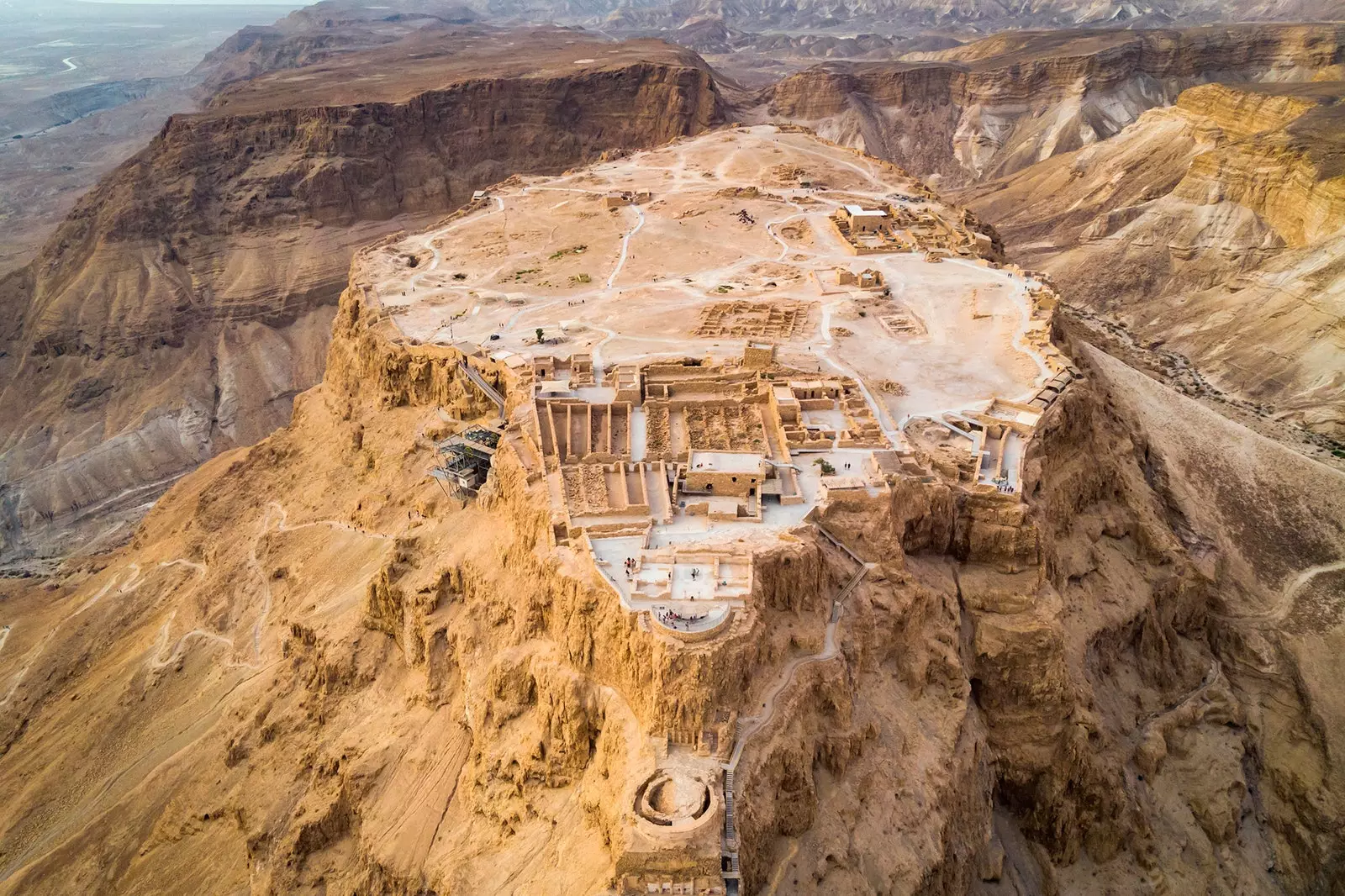 İsrail'deki Masada kalesi