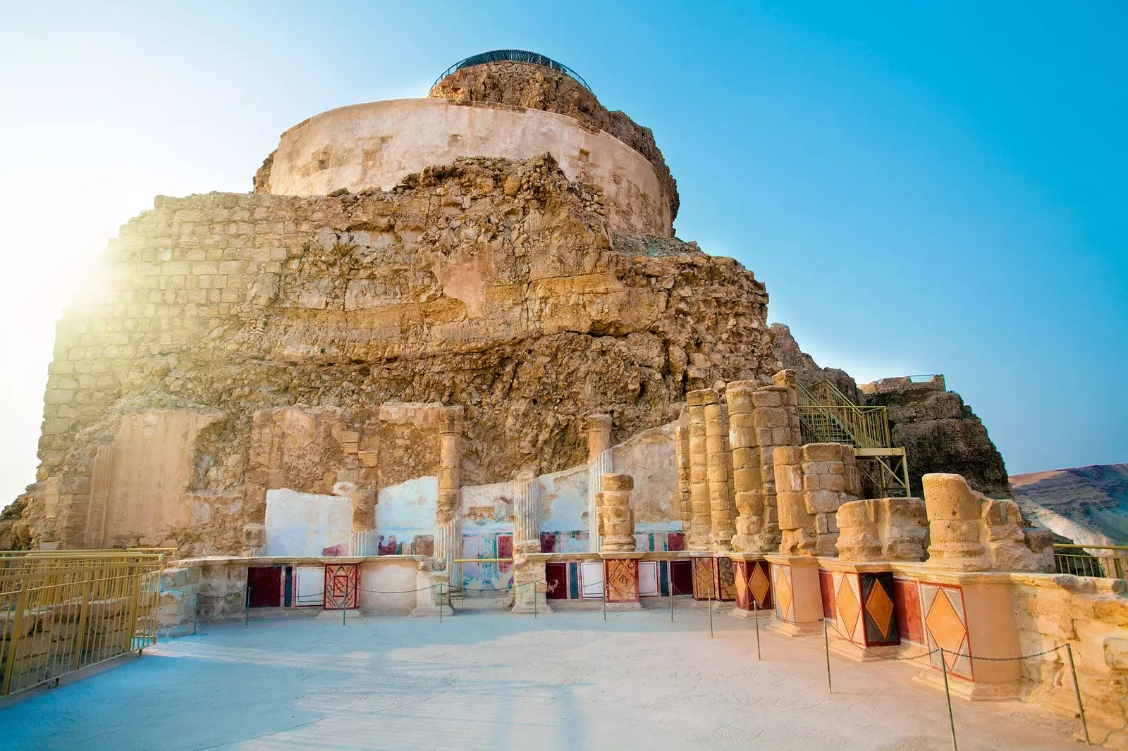 Herodes Palast in Masada