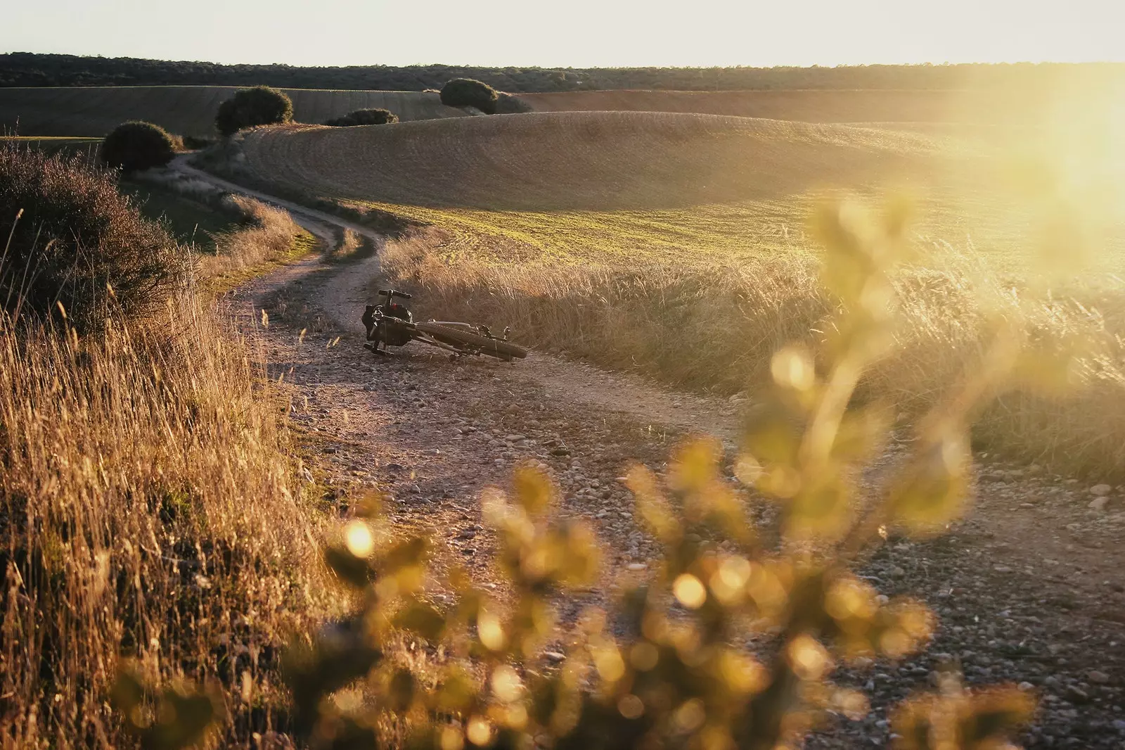 Bikepacking Leere Berge Spanien