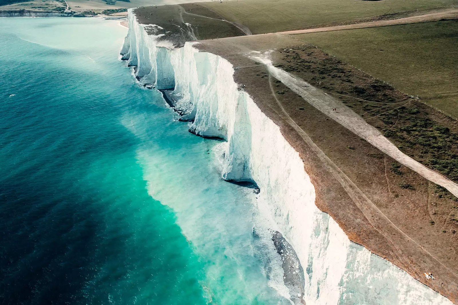 Seven Sisters İngiltere uçurumları