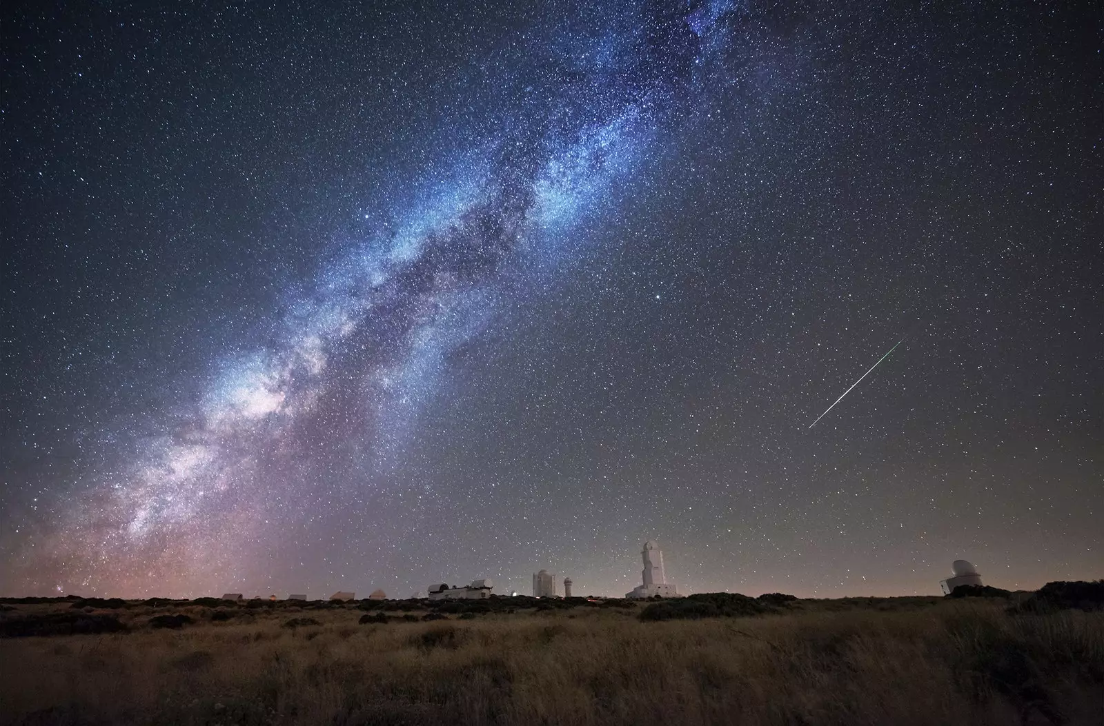 Pioggia di meteoriti dall'Osservatorio del Teide