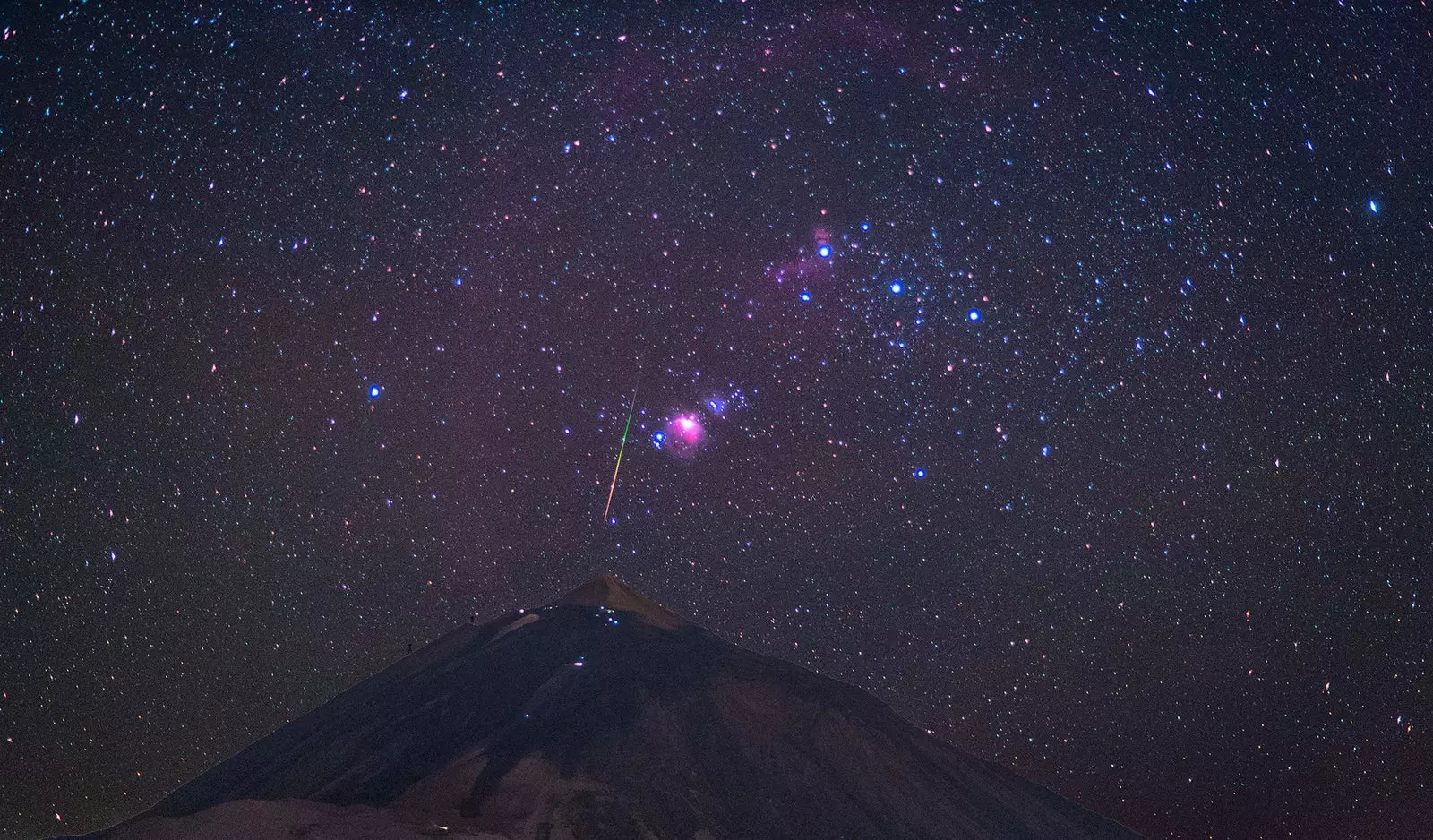 Geminids аз Teide