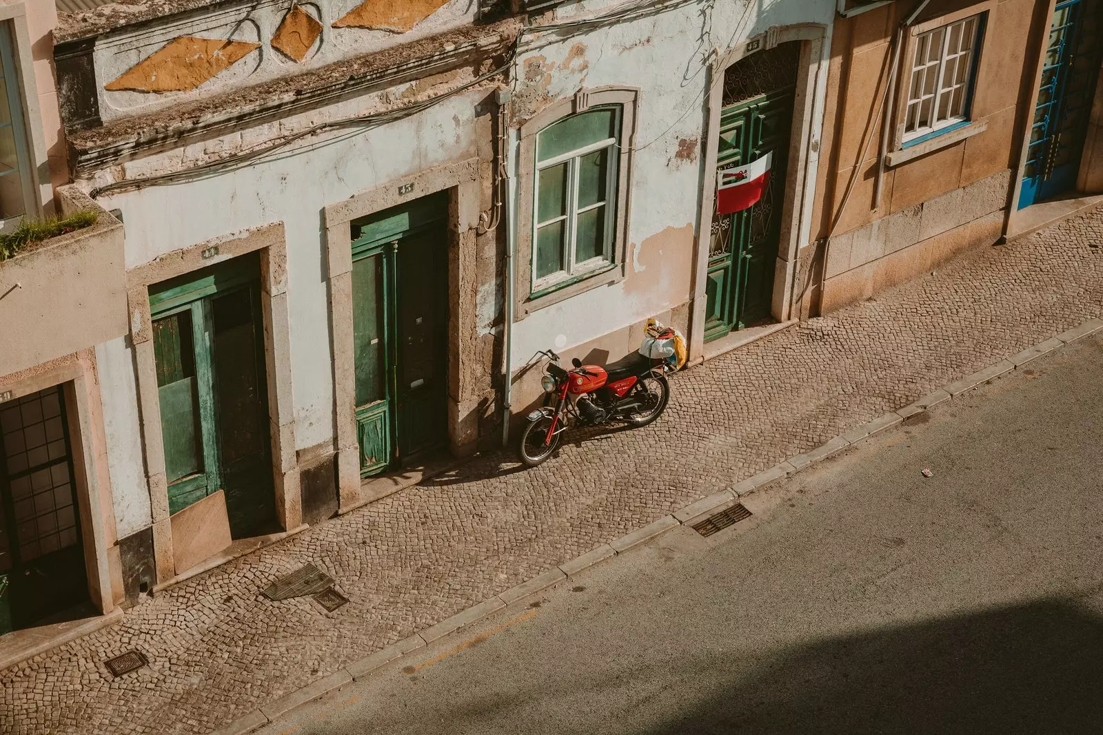 Via di Faro nell'Algarve