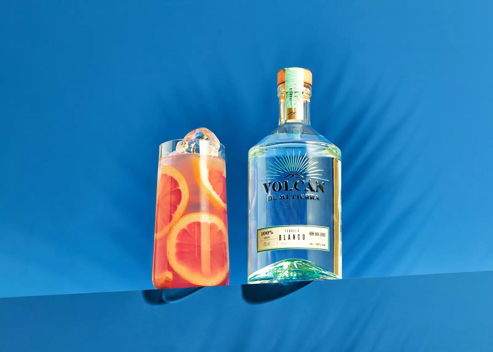 Paloma Cocktail with Volcán de mi Tierra Blanco.