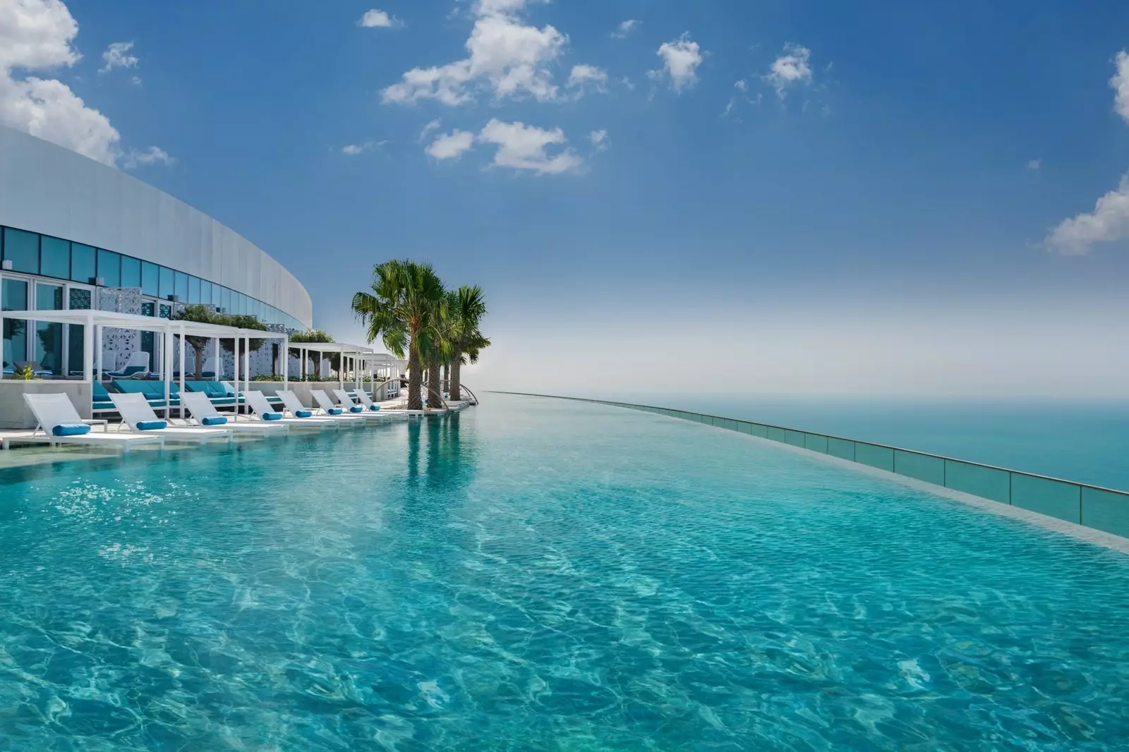 The highest infinity pool in the world.